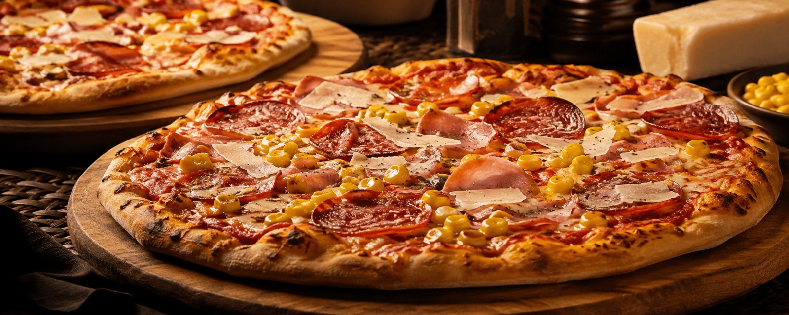 Pizza cuatro quesos